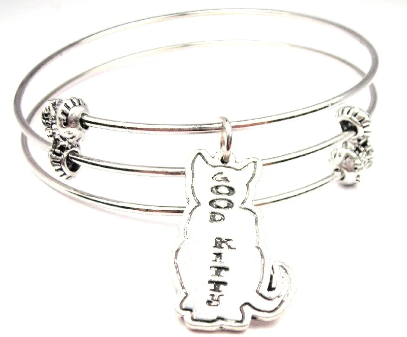 Good Kitty Triple Style Expandable Bangle Bracelet