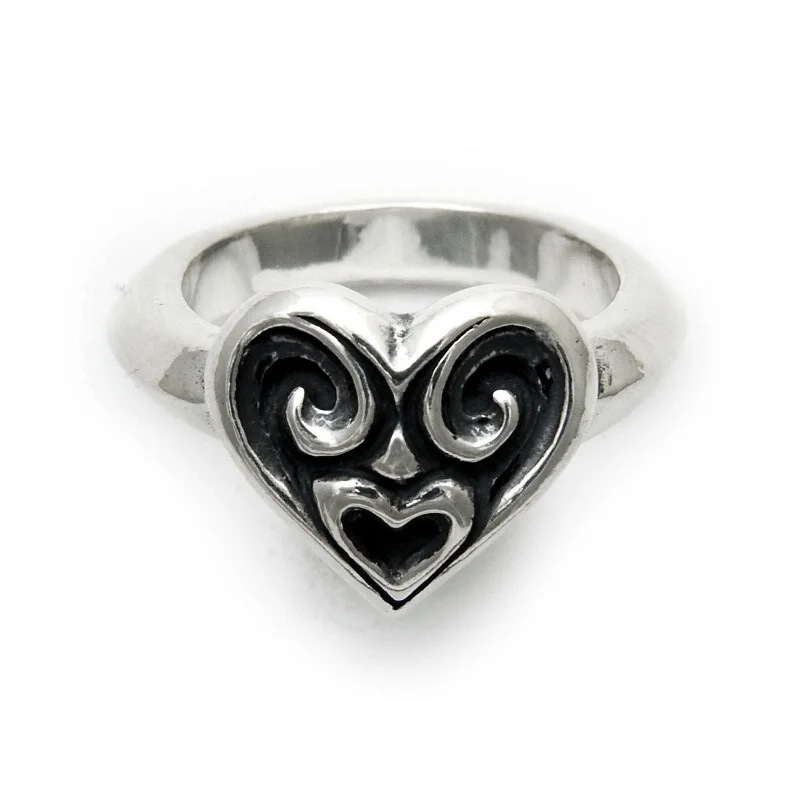 Tribal Heart Ring