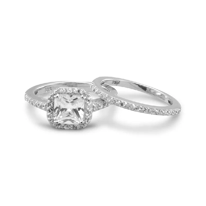 Two CZ Ring Set