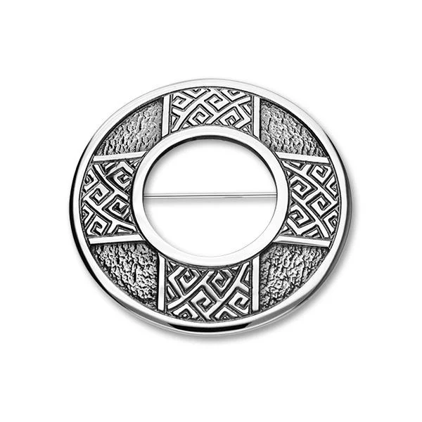 Celtic Silver Brooch B532