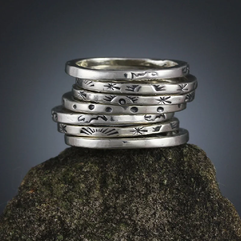 Stamped Stacking Ring