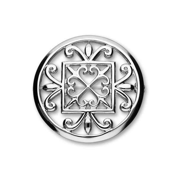 St Magnus Silver Brooch B611