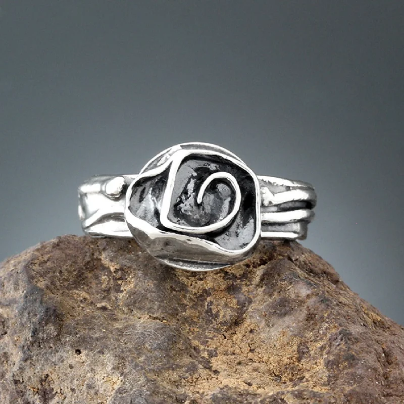 Rose on Single Jennifer Band Ring