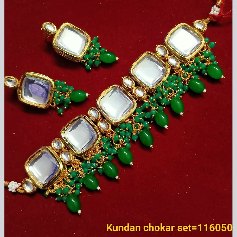 Padmawati Bangles Gold Plated Choker Necklace Set