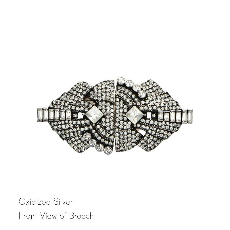 Eliza Double Clip Brooch