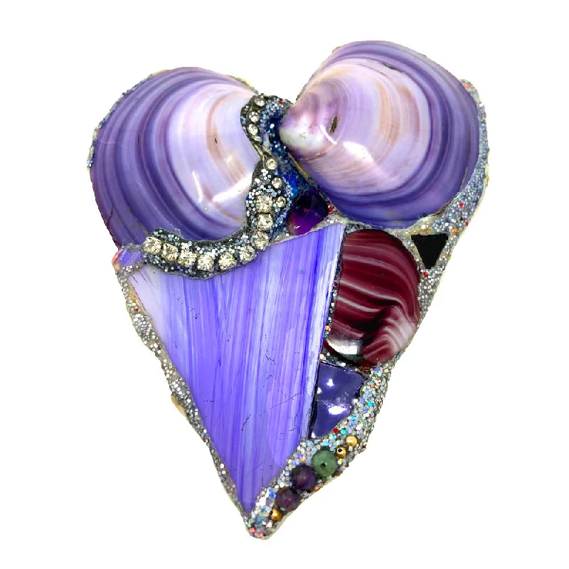 PURPLE PULL - PURPLE HEART BROOCH, 2019