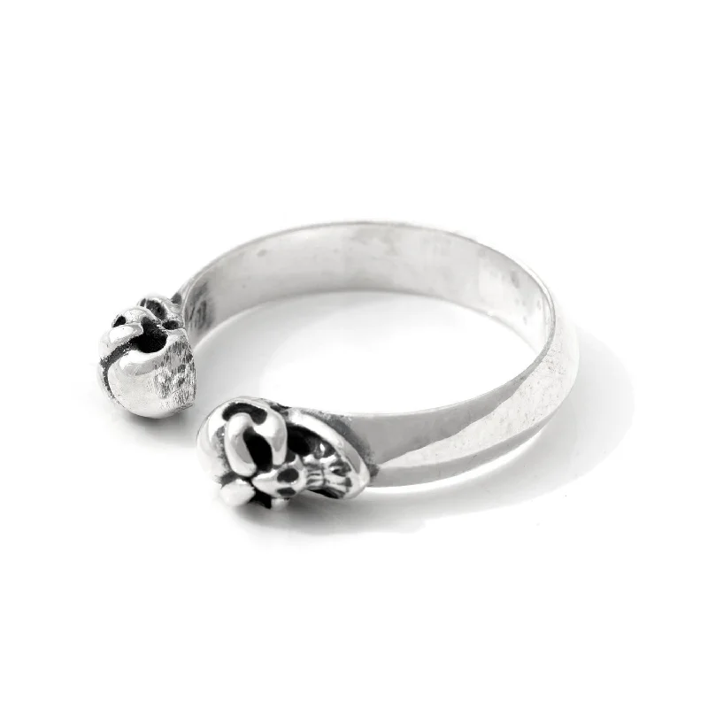 Double Skull Ring - Small