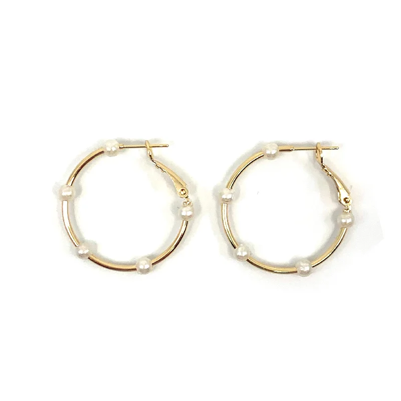 Isla Gold & Pearl Earrings