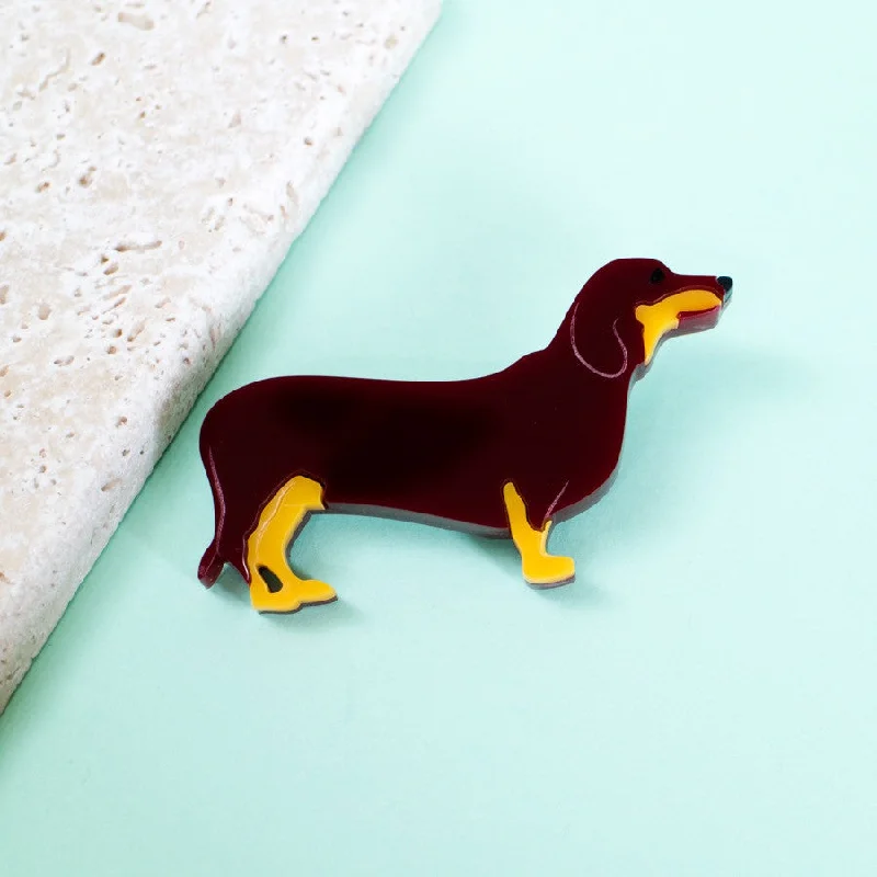 Dachshund Brooch