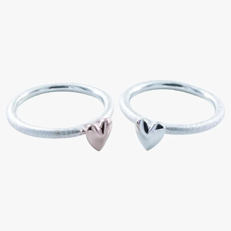 Devotion Heart Sterling Silver Ring