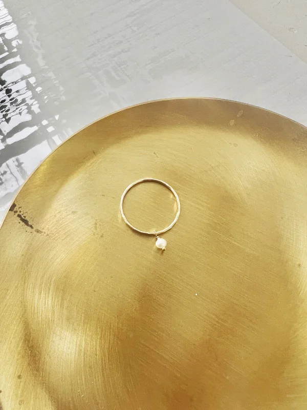 Pearla Ring, Gold Filled