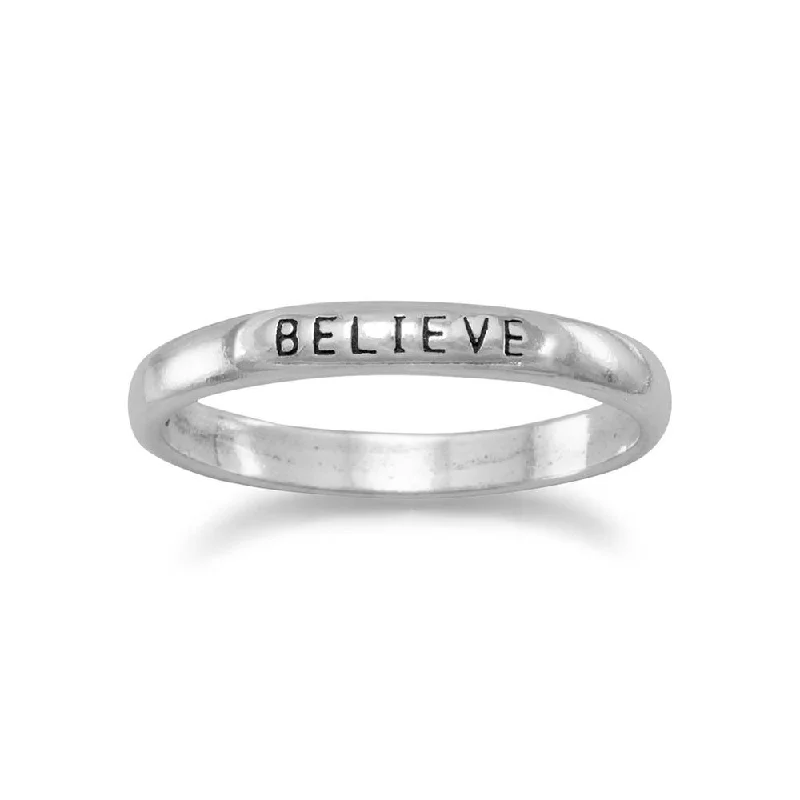 Oxidized "Believe" Band