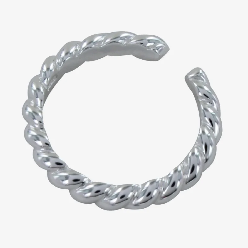 Sterling Silver Twisting Ring