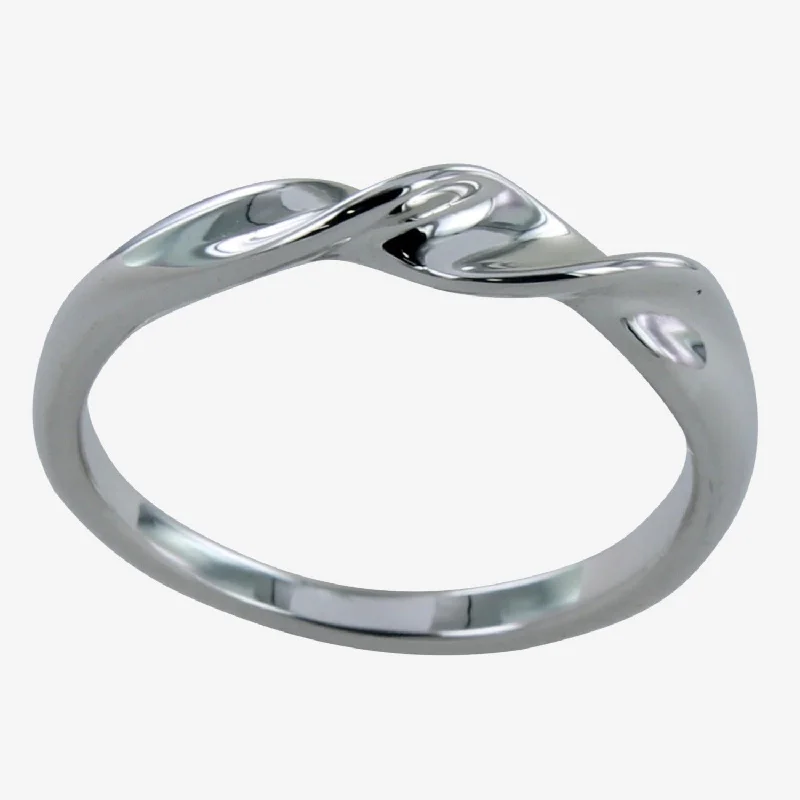 Sterling Silver 'Do the Twist' Ring