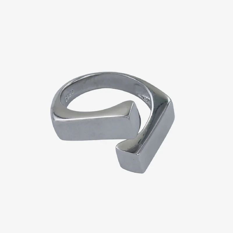 Edgy Adjustable Ring