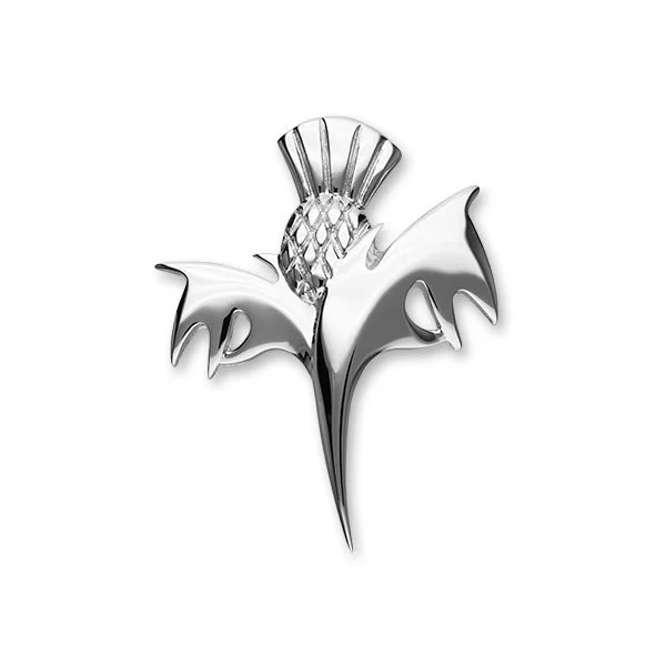 Thistle Silver Brooch B535