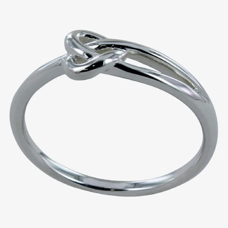 Sterling Silver Lasso Knot Ring