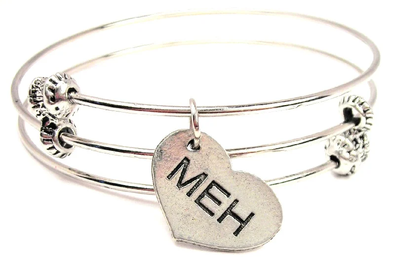 MEH Triple Style Expandable Bangle Bracelet