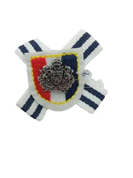 Royal Shield and Ribbon Brooch