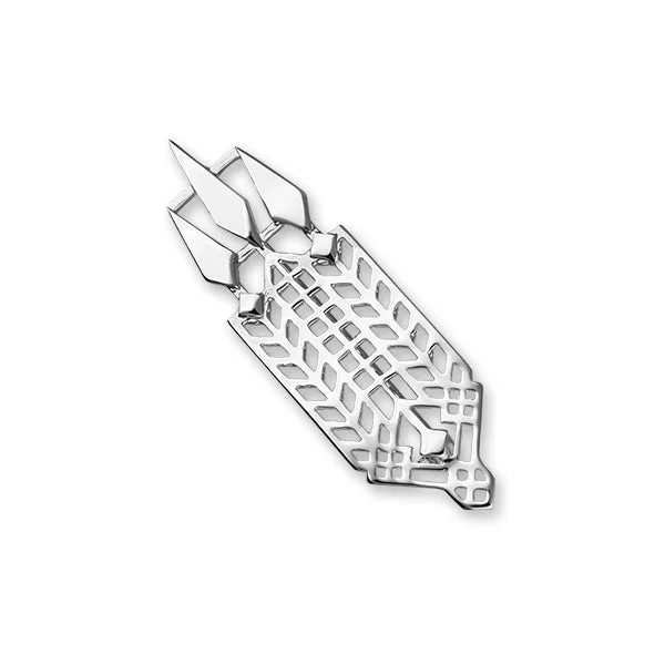 Frank Lloyd Wright Silver Brooch B412