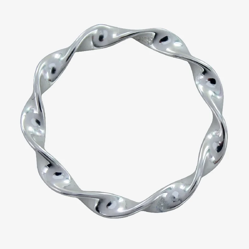 Sterling Silver Twister Ring